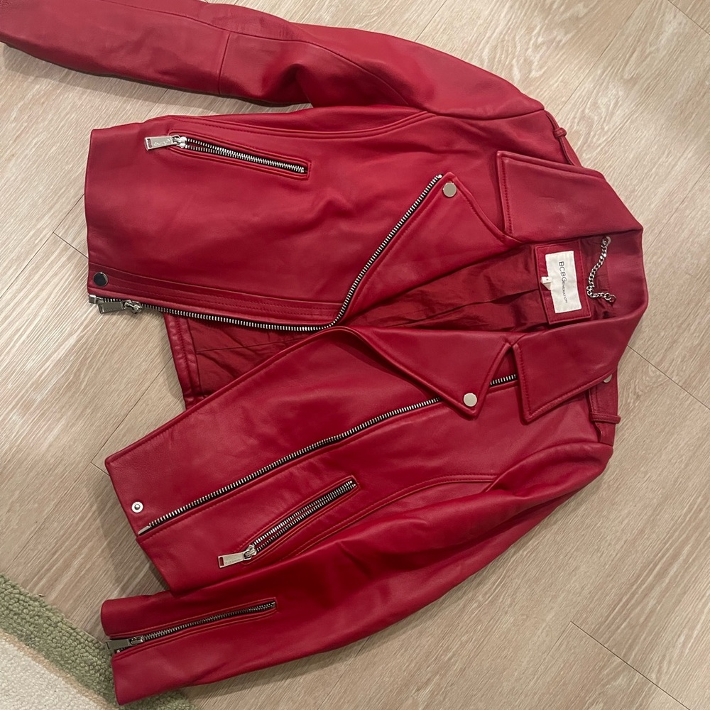 Bcbgeneration Cherry Leather Jacket - image 1